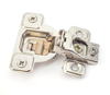 Picture of Salice 1/2" Overlay Dowel Mounting Hinge (3 Cam) in Nickel for 106° Opening Angle